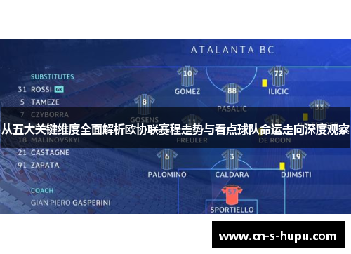 从五大关键维度全面解析欧协联赛程走势与看点球队命运走向深度观察